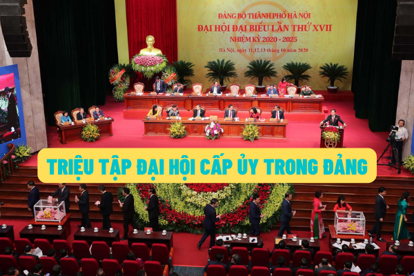 Triệu tập đại hội cấp ủy trong Đảng Cộng sản Việt Nam
